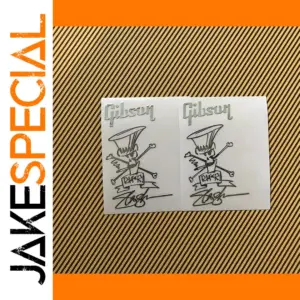 Gibson Skull Headstock Decals Set of 2