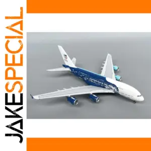 1/400 Hifly A380 Model 9H-MIP with Coral Reef Design