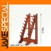 Wooden Weapon Rack Model 22cm Collectible Display Scene