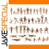40pcs HO Scale Swimming Figures for Dioramas