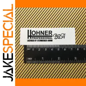 3 Pcs Hohner B2A Guitar Headstock Decal Set