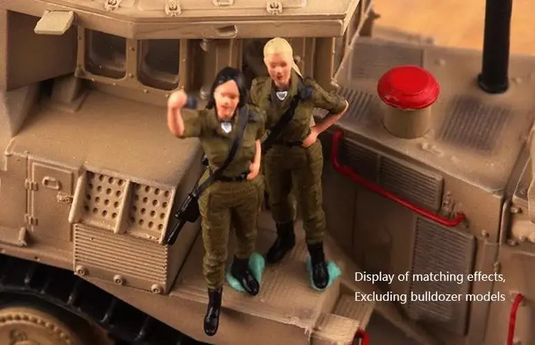 1/72 Israeli Female Soldier Model Set (2pcs) 5 1/72 Israeli Female Soldier Model Set (2pcs) - Image 5