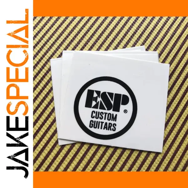 ESP Custom Guitars Headstock Decal Set of 3