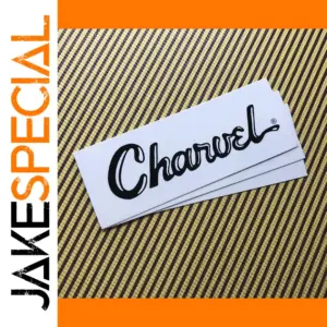 3 Pcs Charvel Headstock Decals for Guitars
