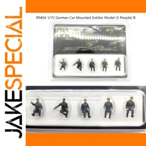 German Car Mounted Soldier Model Set (5 Pieces)