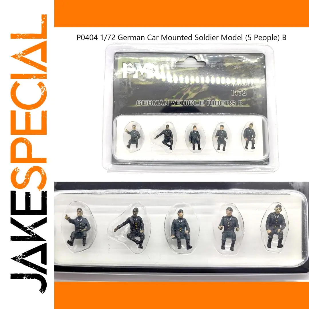 German Car Mounted Soldier Model Set (5 Pieces) 1 German Car Mounted Soldier Model Set (5 Pieces)