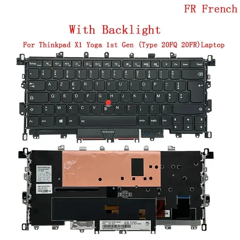 Backlit Keyboard for Lenovo X1 Yoga 1st Gen 18 Backlit Keyboard for Lenovo X1 Yoga 1st Gen - Image 18