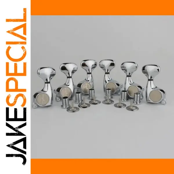 Guyker 3R3L Chrome Guitar Tuner Set