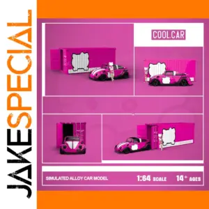 Pink 1:64 Diecast Model Car Collection