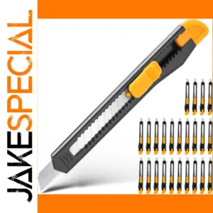 24-Pack Retractable Utility Knives with Blades