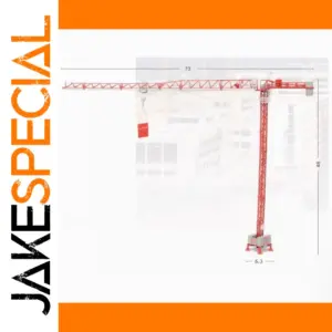 HO Scale 1:87 Alloy Tower Crane Model