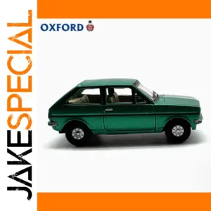 Ford Fiesta Mk1 Emerald Green 1:76 Model Car