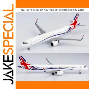 UK A321neo VIP Aircraft Model G-GBNI 1/400 Collection