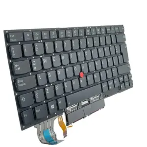 Backlit Spanish Keyboard for Lenovo ThinkPad X1 Yoga 20 f24fbb27 no logo