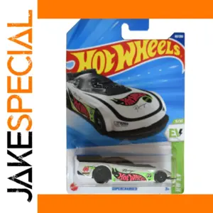 Hot Wheels Supercharged White Race Car Model
