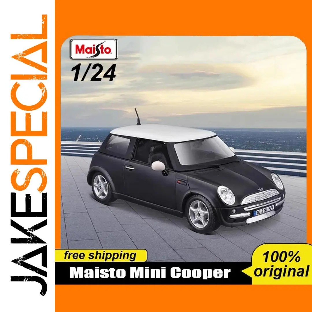 Maisto 1:24 Mini Cooper Vintage Diecast Model 1 Maisto 1:24 Mini Cooper Vintage Diecast Model