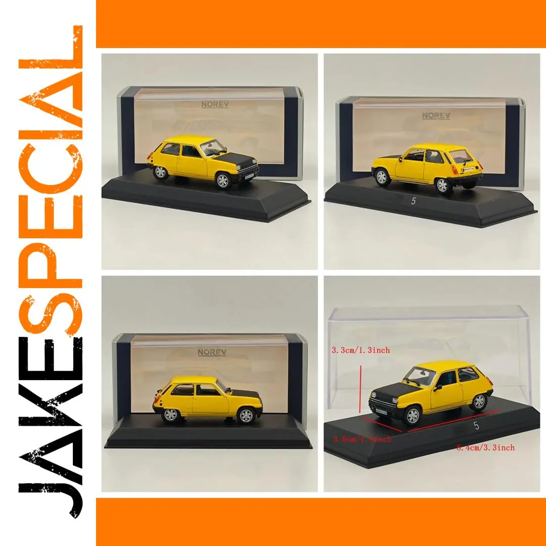 NOREV 1/43 Diecast Model Car Yellow R5 Copa 1 NOREV 1/43 Diecast Model Car Yellow R5 Copa