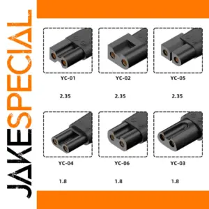 6Pcs Type-C Shaving Power Adapter Set