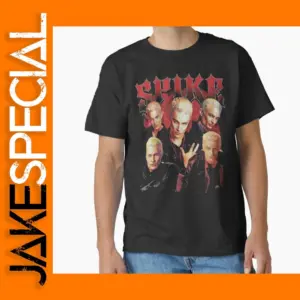 Retro Horror Buffy Vampire T-Shirt for Men
