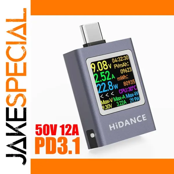 13-in-1 Digital Power Meter HDC-085C for USB-C Devices