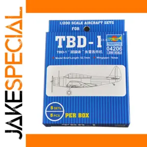 1/200 Scale US TBD-1 Devastator Torpedo Bomber Model Kit