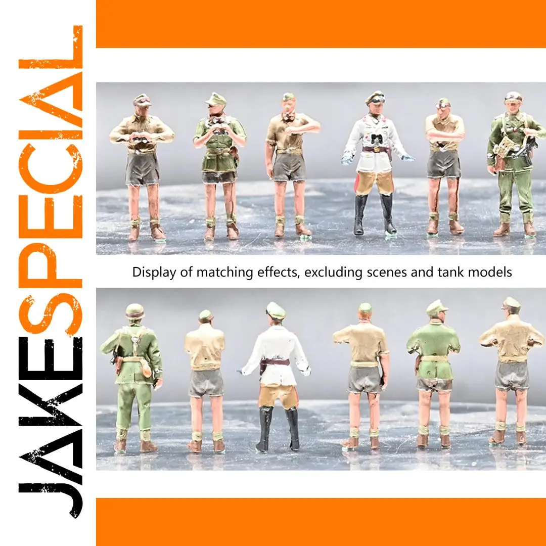 1/72 German African Legion Commander Figurine Set 1 1/72 German African Legion Commander Figurine Set