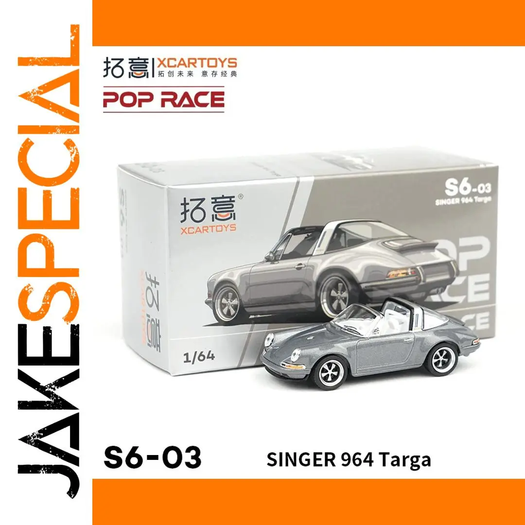 Xcartoys PopRace 1:64 Singer 964 Targa Model 1 Xcartoys PopRace 1:64 Singer 964 Targa Model
