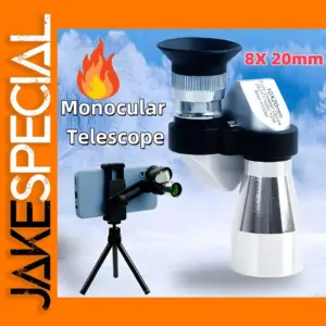 Corner Monocular Telescope Mini Metal Compact Microscope