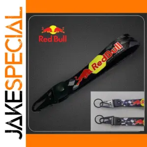 Red Bull Racing Car Keychain Ring