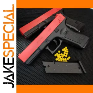 Manual G17 Toy Gun with Laser Soft Bullet