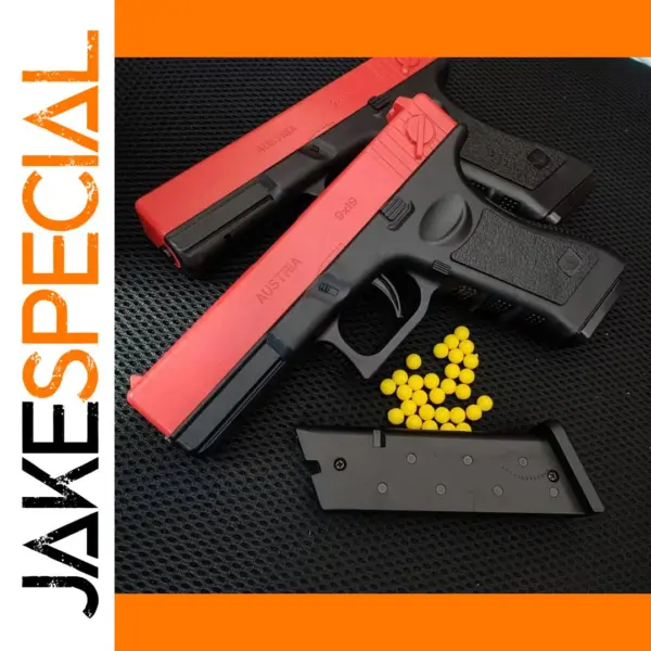Manual G17 Toy Gun with Laser Soft Bullet