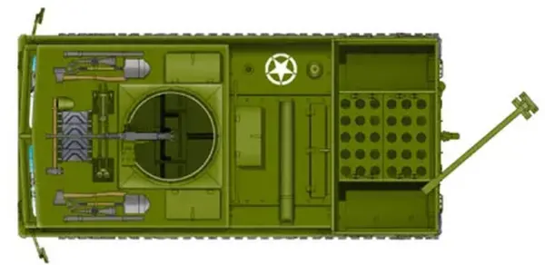1/35 Scale US M4 High Speed Tractor Model Kit - Image 5