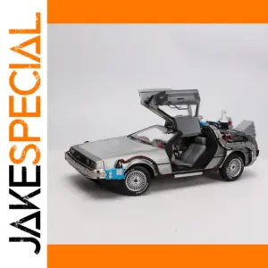 1/18 Scale Diecast DeLorean Time Machine Model