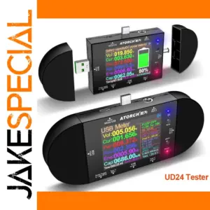 UD24 USB Tester Type-C Digital Voltmeter