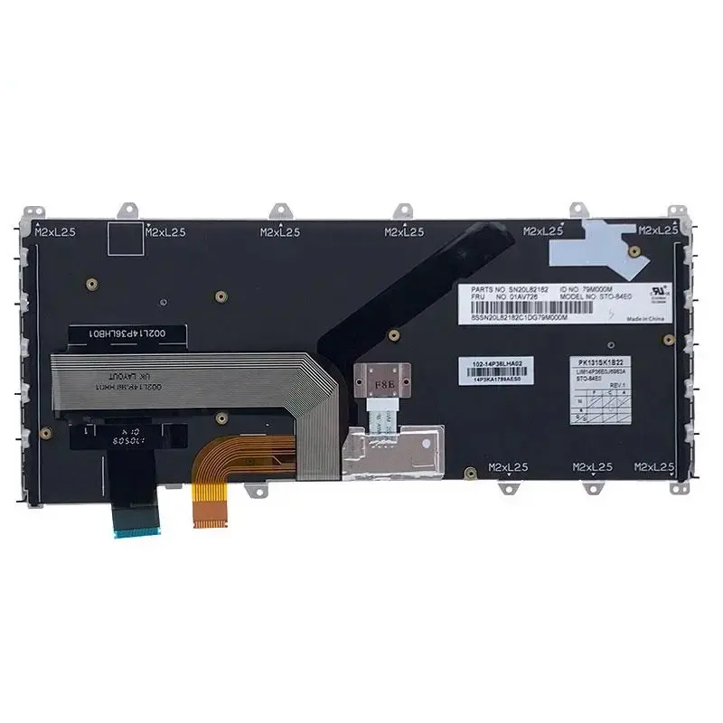 LAS Spanish Keyboard for Lenovo ThinkPad X380 Yoga 5 LAS Spanish Keyboard for Lenovo ThinkPad X380 Yoga - Image 5