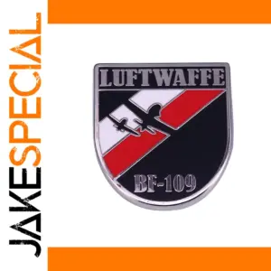 Luftwaffe Bf-109 Enamel Pin Military Badge