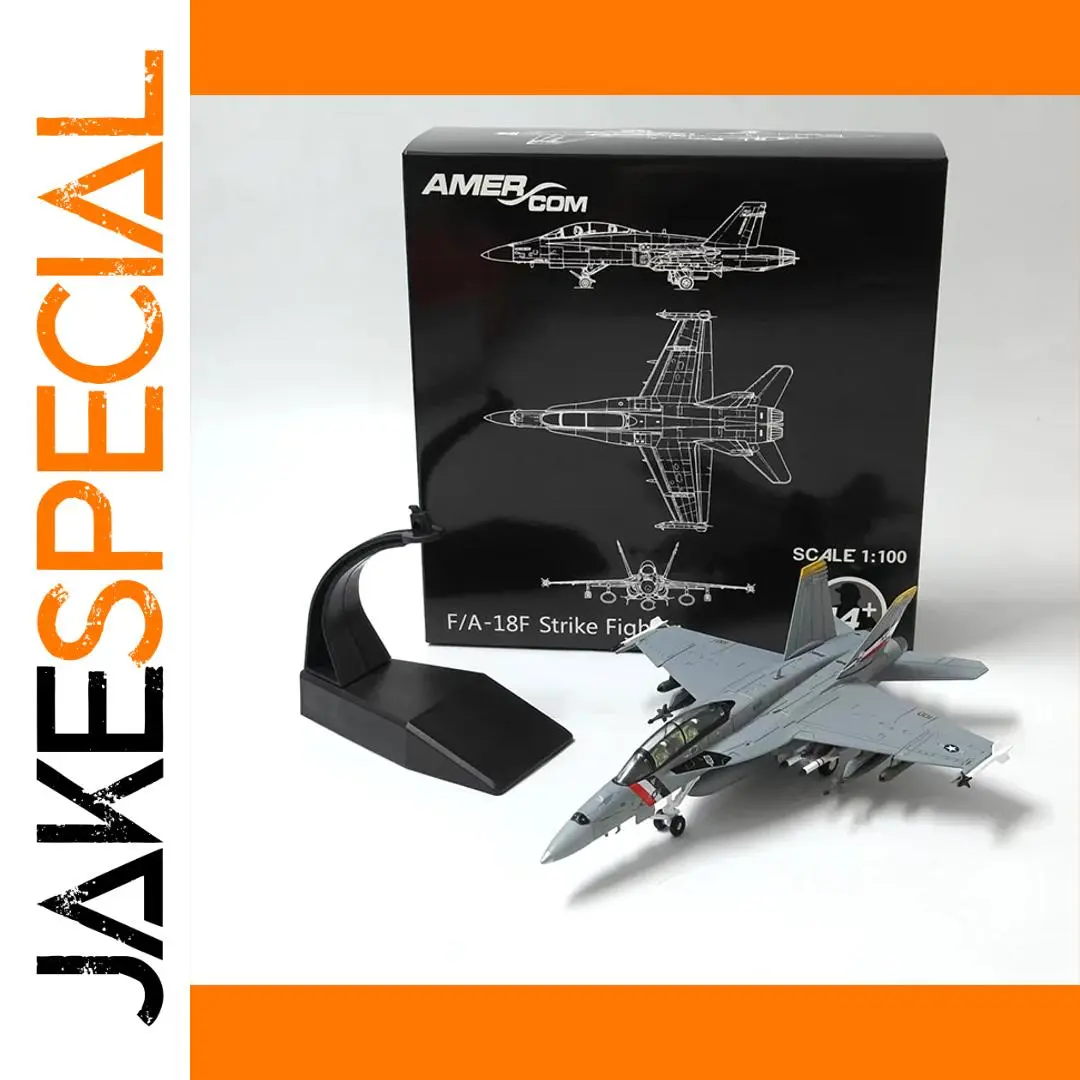 Diecast F-18 Fighter Model 1/100 Scale 1 Diecast F-18 Fighter Model 1/100 Scale