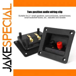 Speaker Terminal Junction Box with Banana Jacks