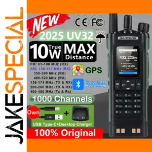 2025 BAOFENG UV-32 Six-Band Walkie Talkie