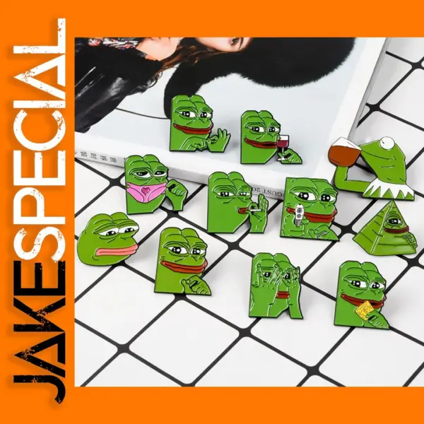 Pepe The Frog Meme Enamel Pin Badge for Bags