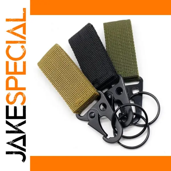 3Pcs Tactical Nylon Webbing Buckle Set