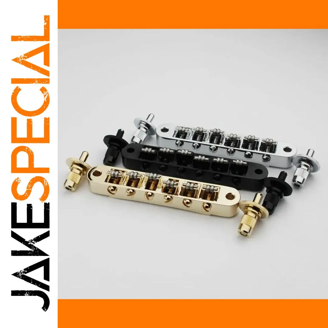 Korean Tune-O-Matic Roller Saddle Bridge 4.2MM 1 Korean Tune-O-Matic Roller Saddle Bridge 4.2MM