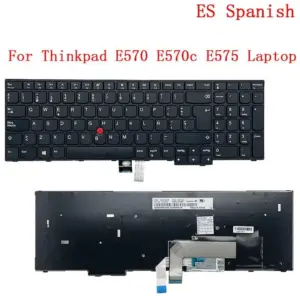 French AZERTY Keyboard for Lenovo Thinkpad E570 15 faebd9e4 no logo