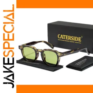 Retro Square Punk Sunglasses Men Women UV400