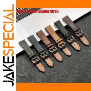 Leather Watch Strap for Samsung Galaxy Watch 7/6/5/4 and Redmi Watch 3/5