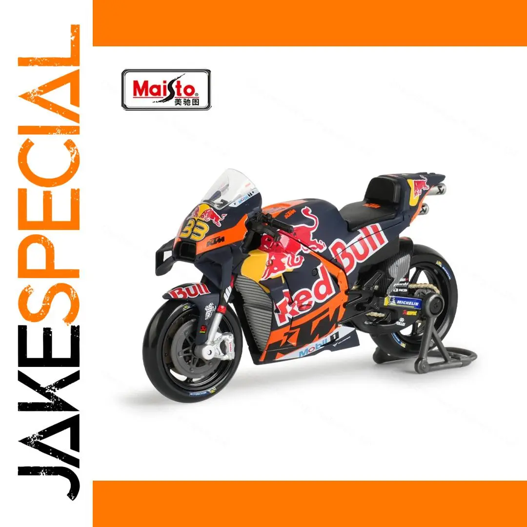 Maisto 1:18 Red Bull KTM Racing Motorcycle Model 1 Maisto 1:18 Red Bull KTM Racing Motorcycle Model