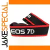 Canon EOS 7D Shoulder Strap Black and Red