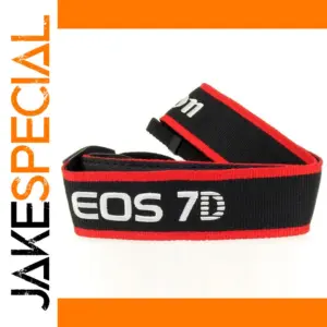 Canon EOS 7D Shoulder Strap Black and Red