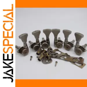 Grip-Lock Locking Guitar Tuning Machines Set 3+3