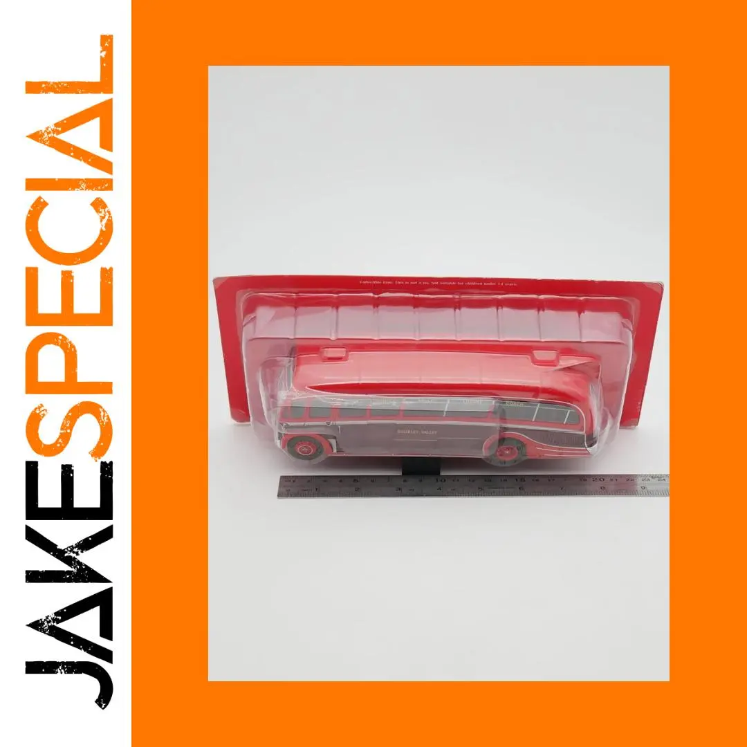 Vintage Red Scoudley Valley Collectible Toy Bus 1 Vintage Red Scoudley Valley Collectible Toy Bus